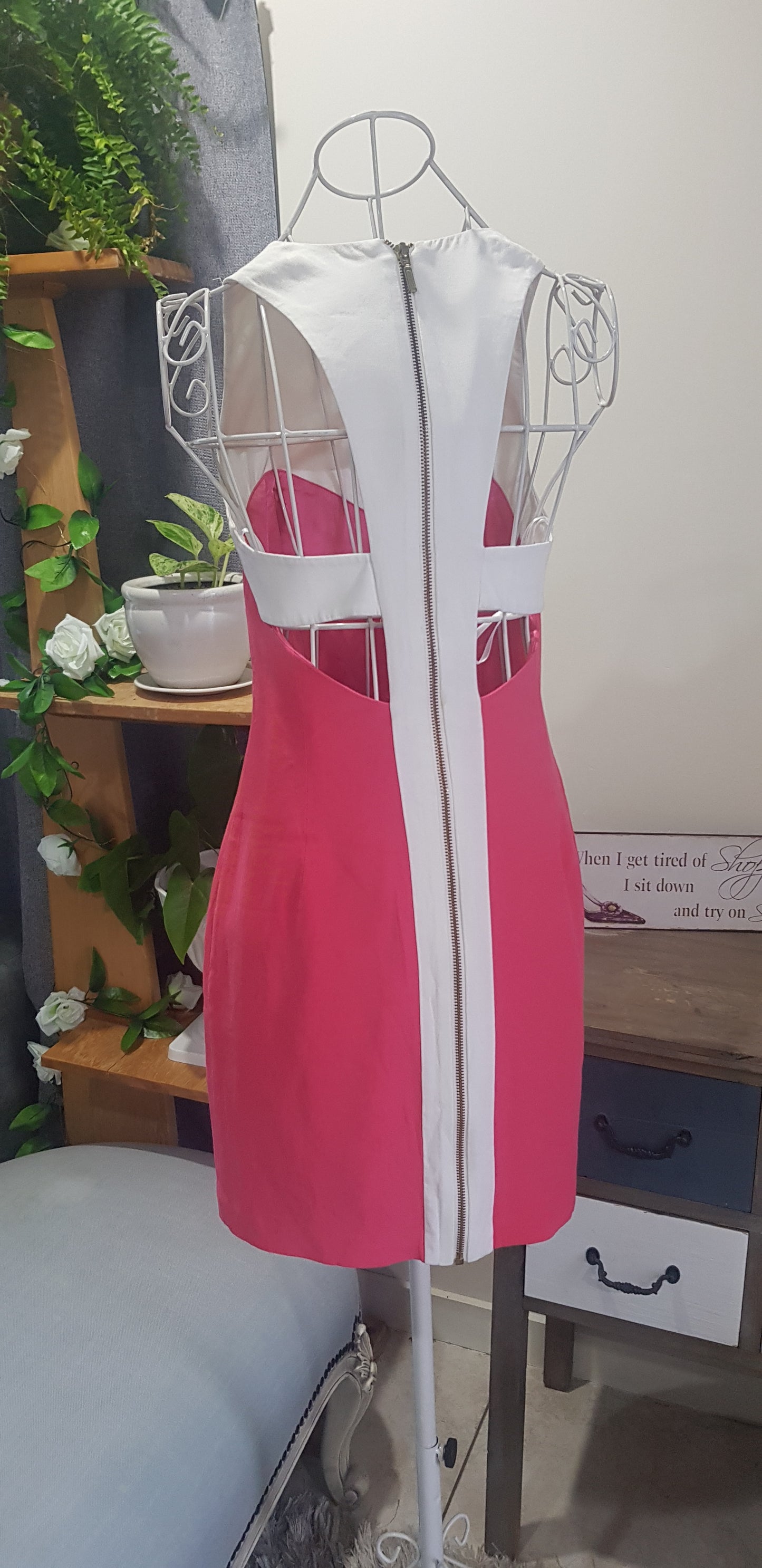 Lovely Hot pink Dress - Preloved dress - Thrift Store