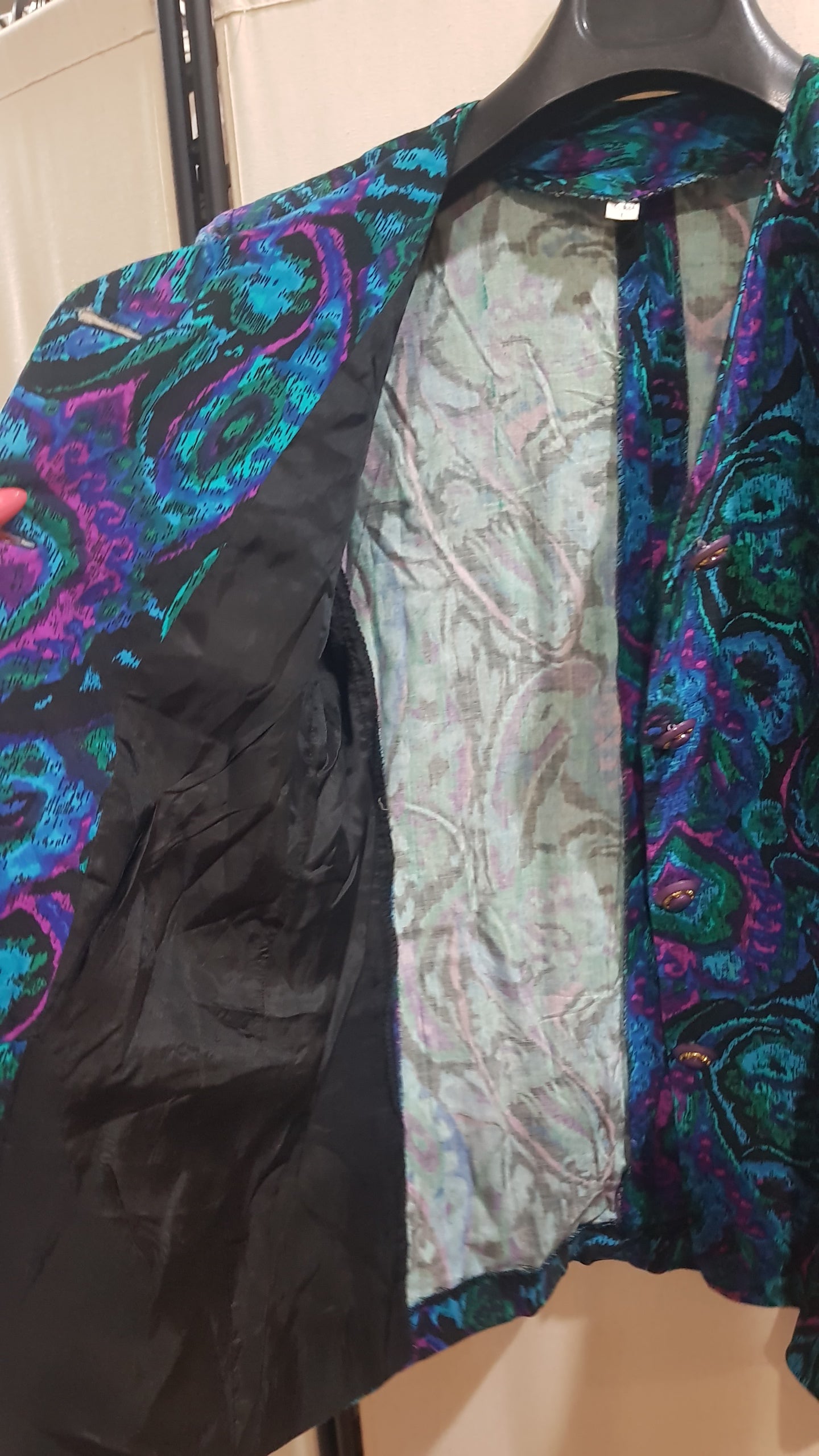 Vintage Top-Jacket with Shoulder Pads - Preloved shirt