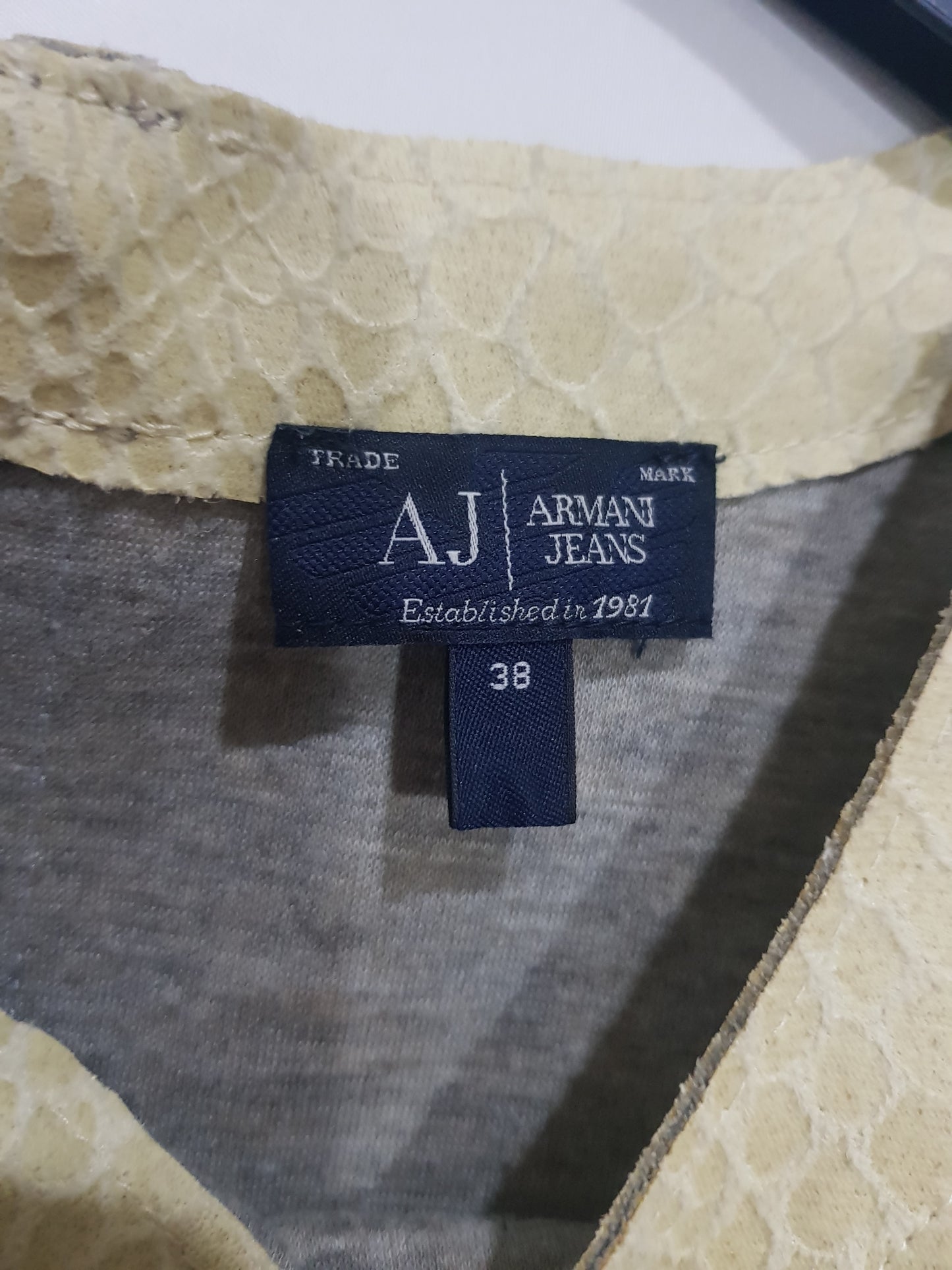 Armani Jeans Dress: Vintage Elegance in Size 38