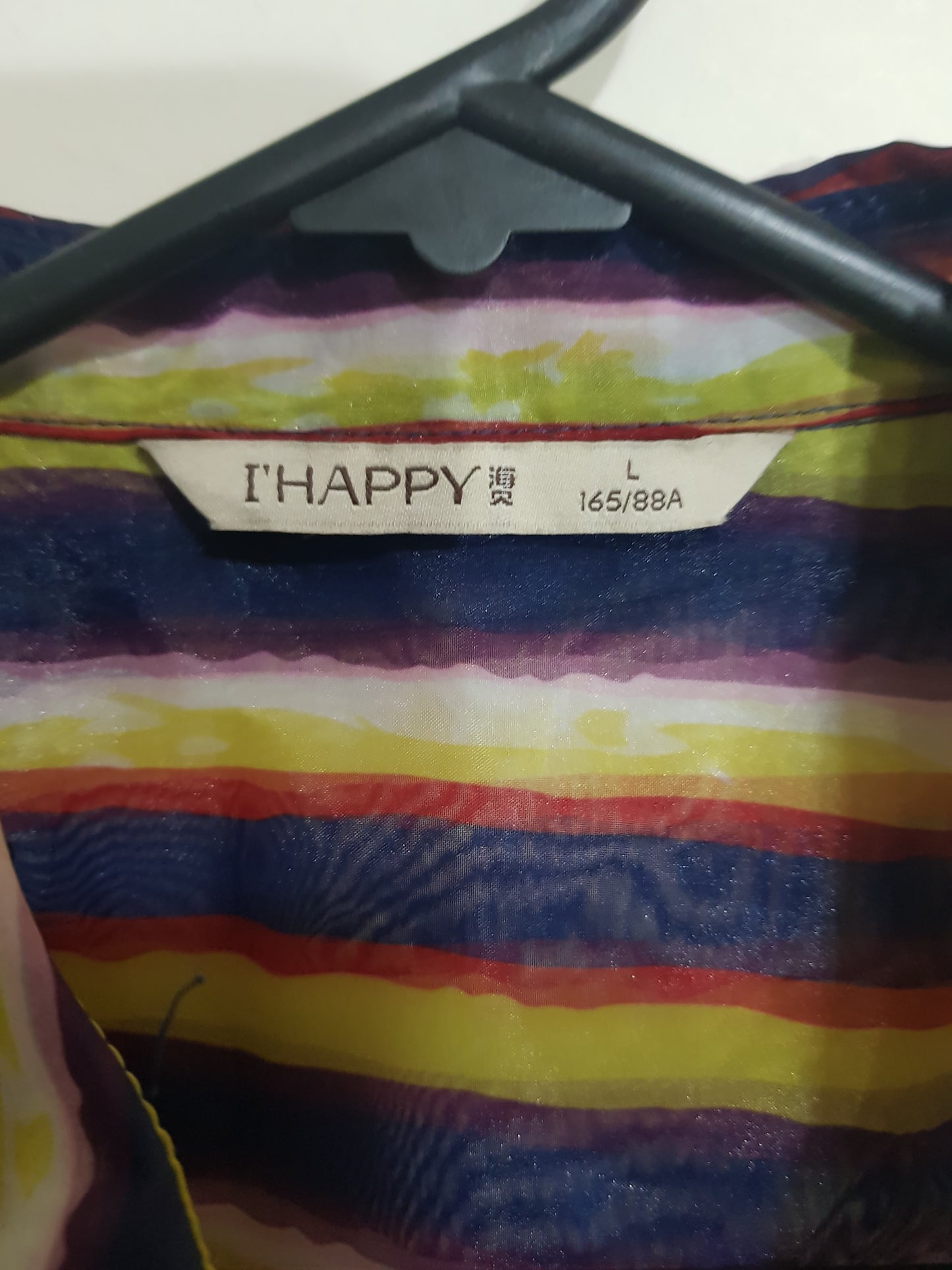 Multicolored See-through Jacket Light Preloved Jacket