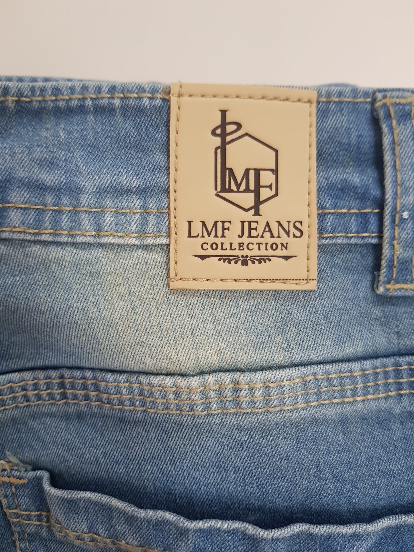 Low-medium rise Waist Ripped Denim Pants - Jeans