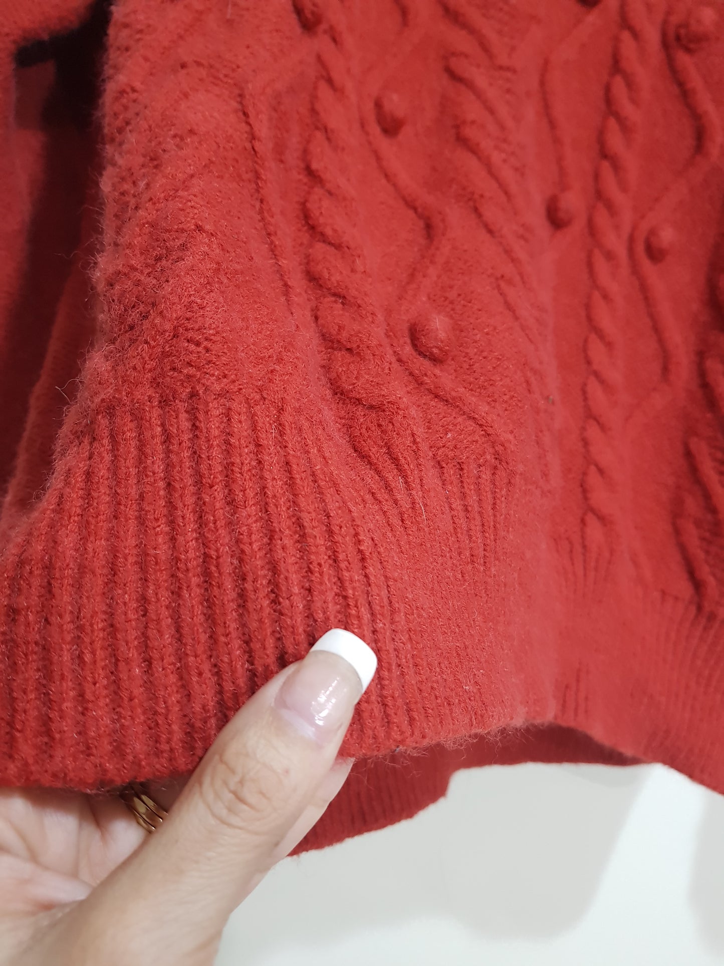 Cable Knit Sweater - Turtle Neck Knit Top - Preloved Pullovers