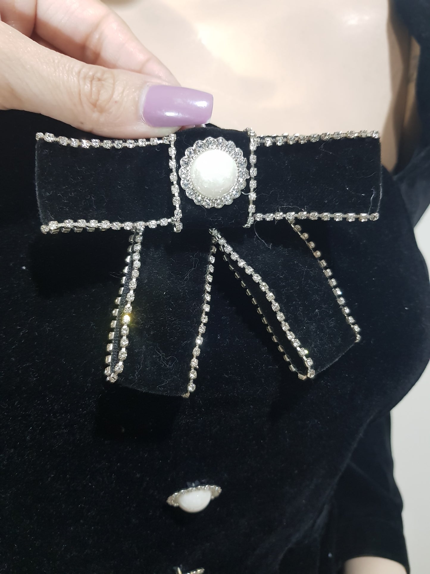 Beautiful vintage - retro style top Black preloved Top