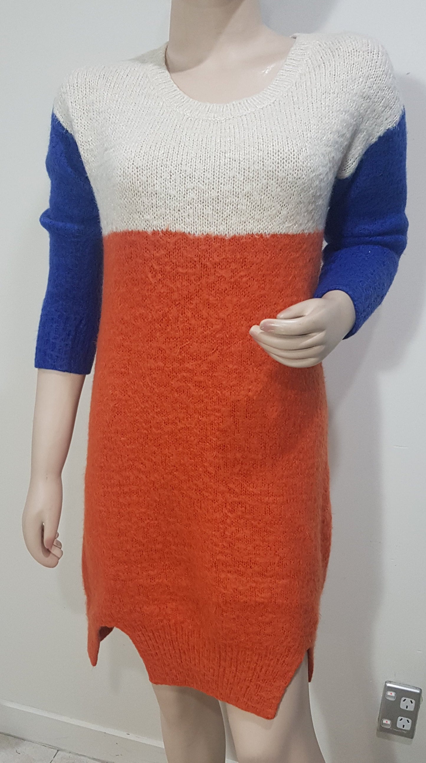 Multicolor dress - Warm Dress - long top