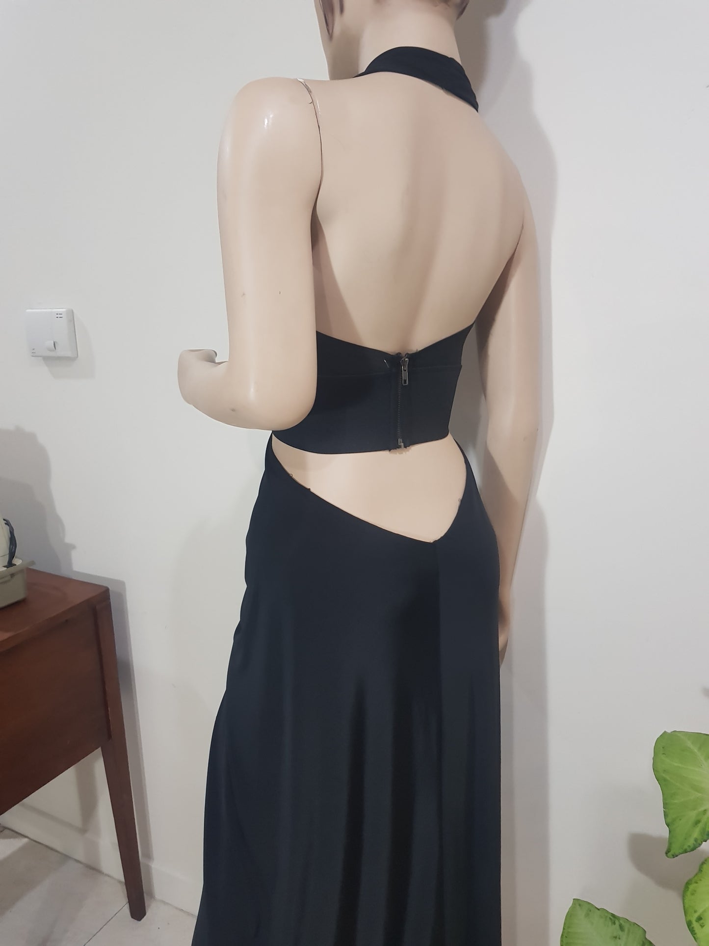 Nasty Gal Women's Black So Warped Venezia Dress/Black preloved dress