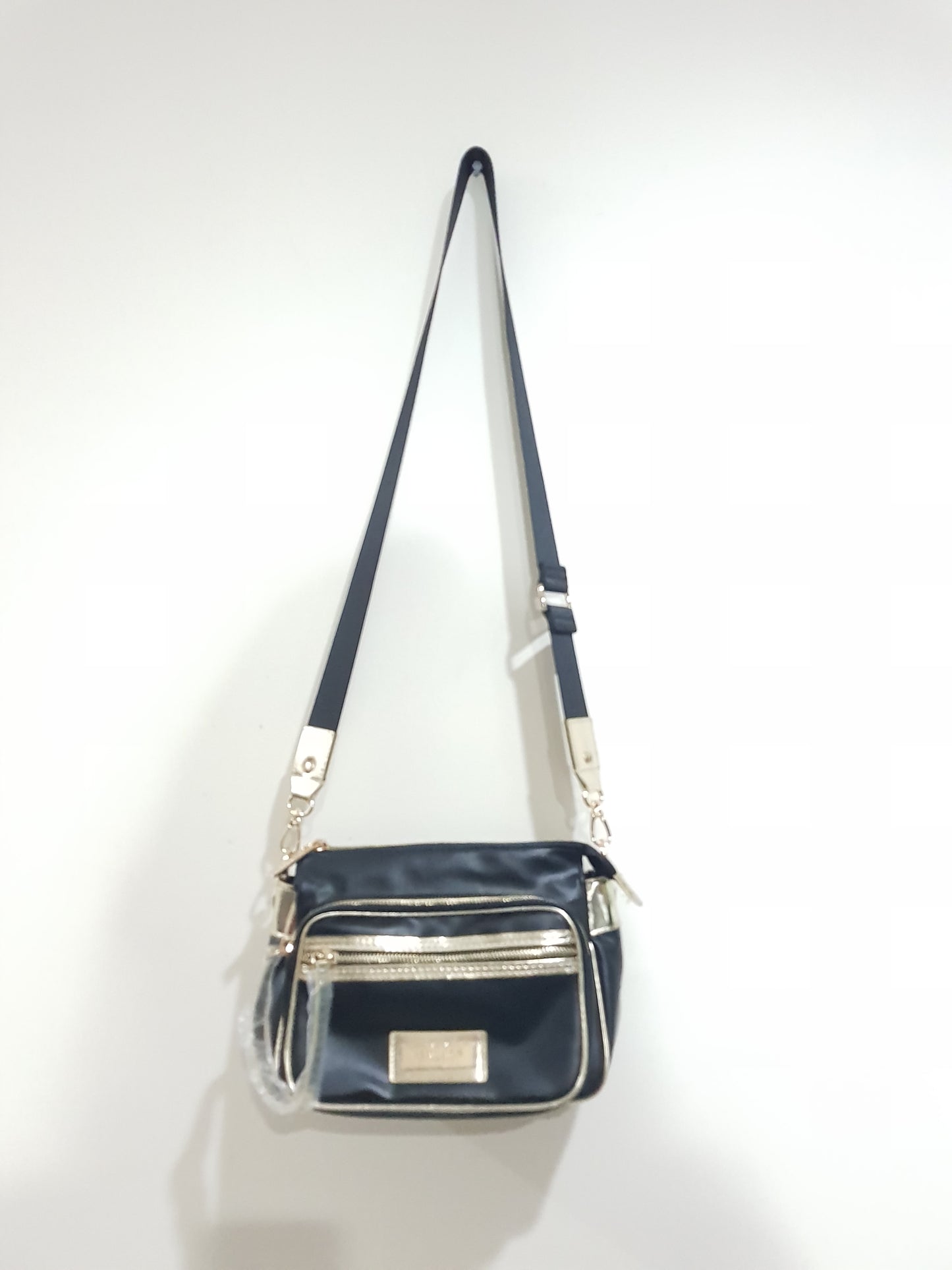 Black & Gold Shoulder Strap Bag