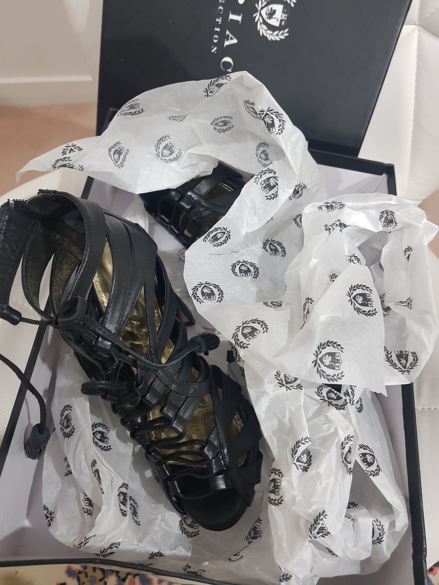 Sleek and Stylish Mi Piaci Randilyn High Heeled Sandals - Excellent Preloved Condition - Size 35