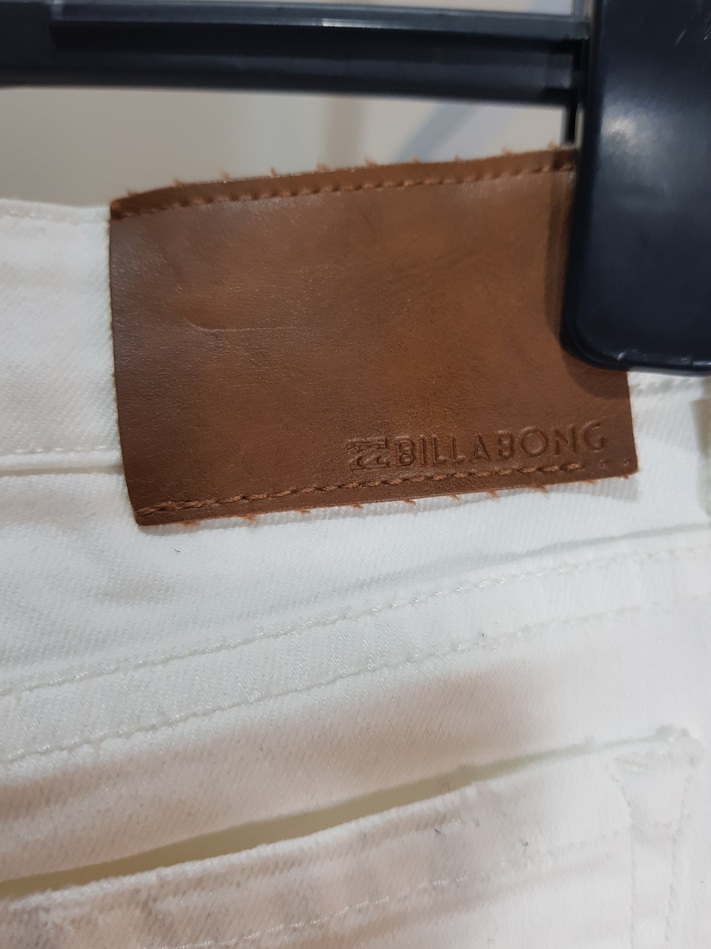 Billabong White Denim Shorts