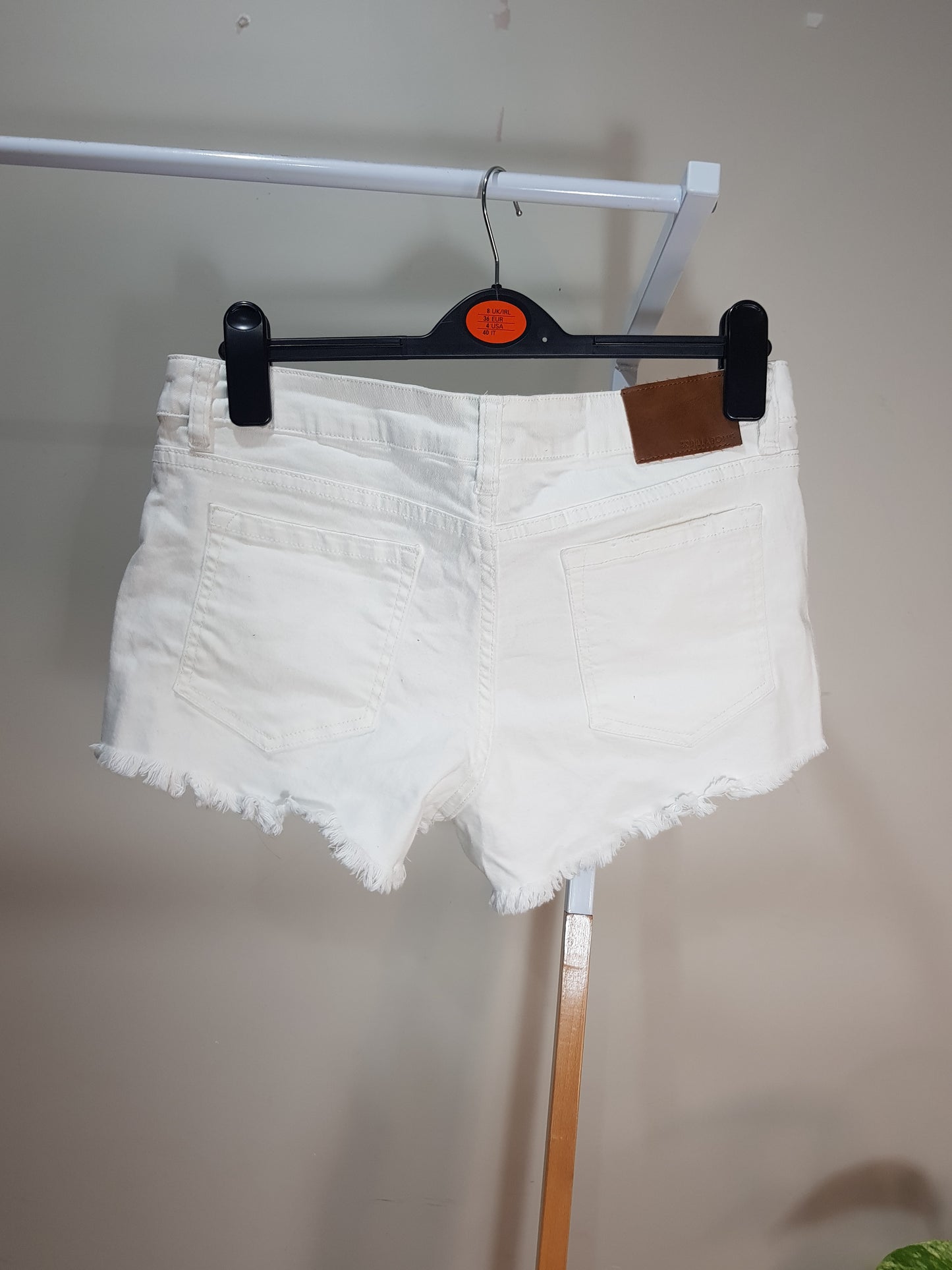 Billabong White Denim Shorts