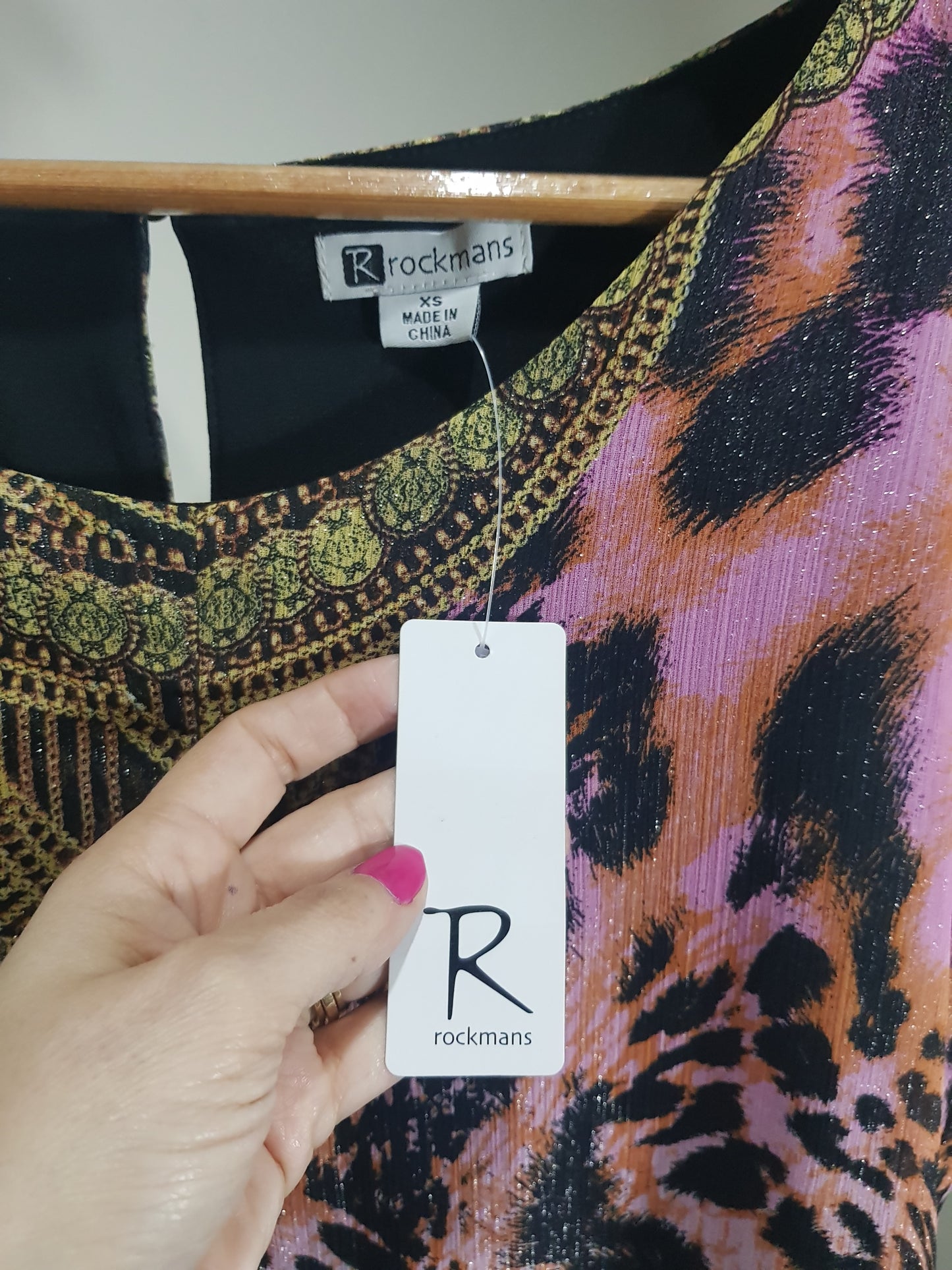 NWT lady top Rockmans Tank Top Blouse