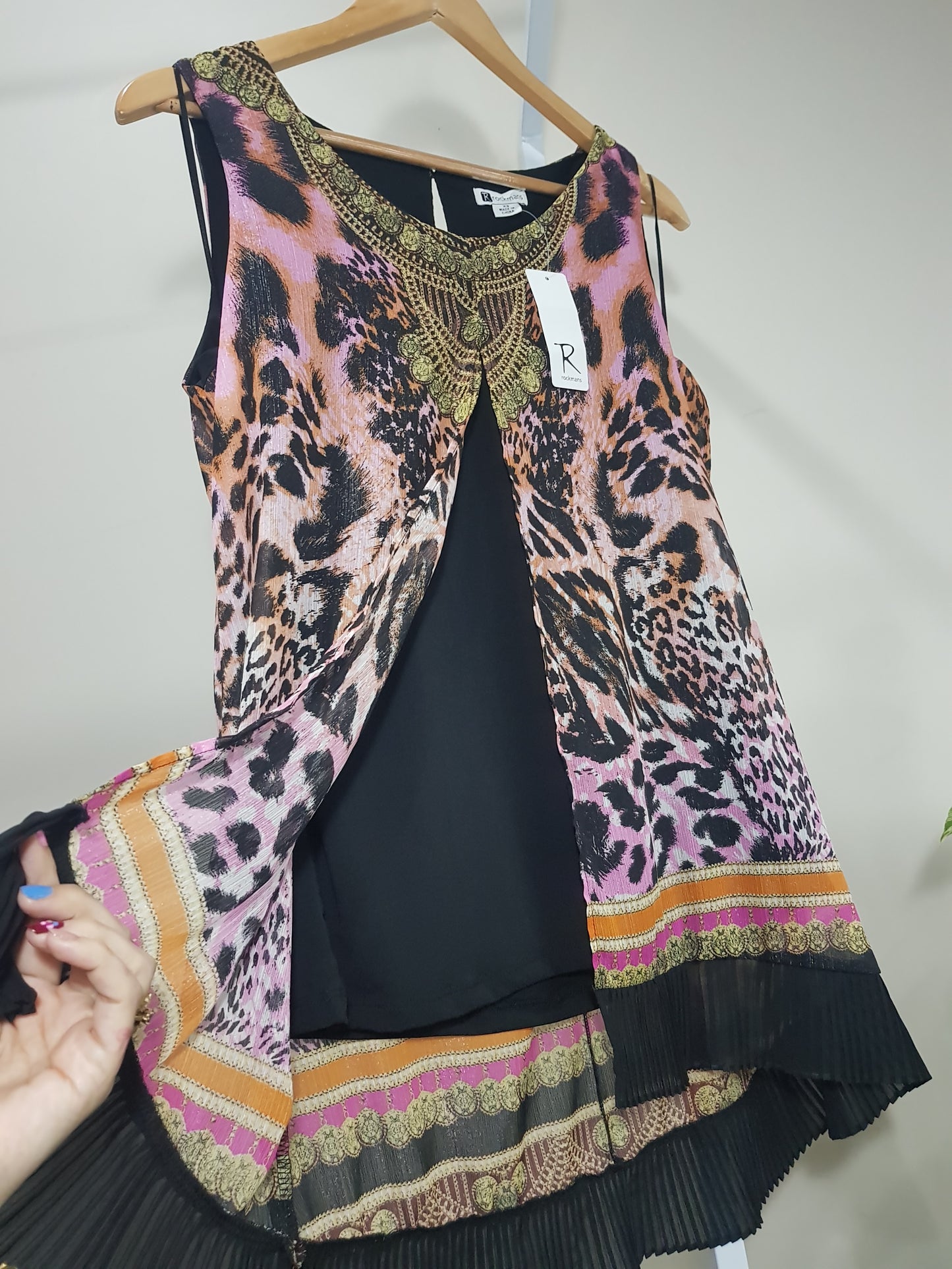 NWT lady top Rockmans Tank Top Blouse