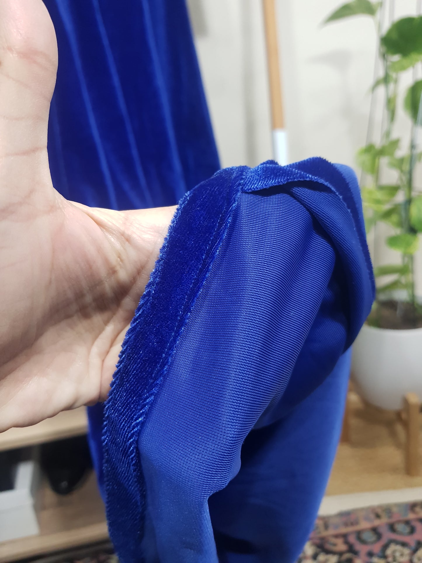 Long dress - Preloved Dress - Vintage Dress Handmade Velvet Dress