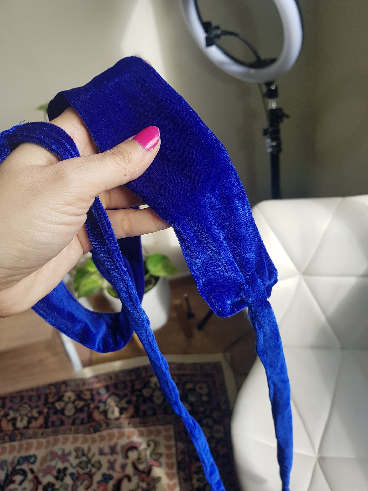 Long dress - Preloved Dress - Vintage Dress Handmade Velvet Dress