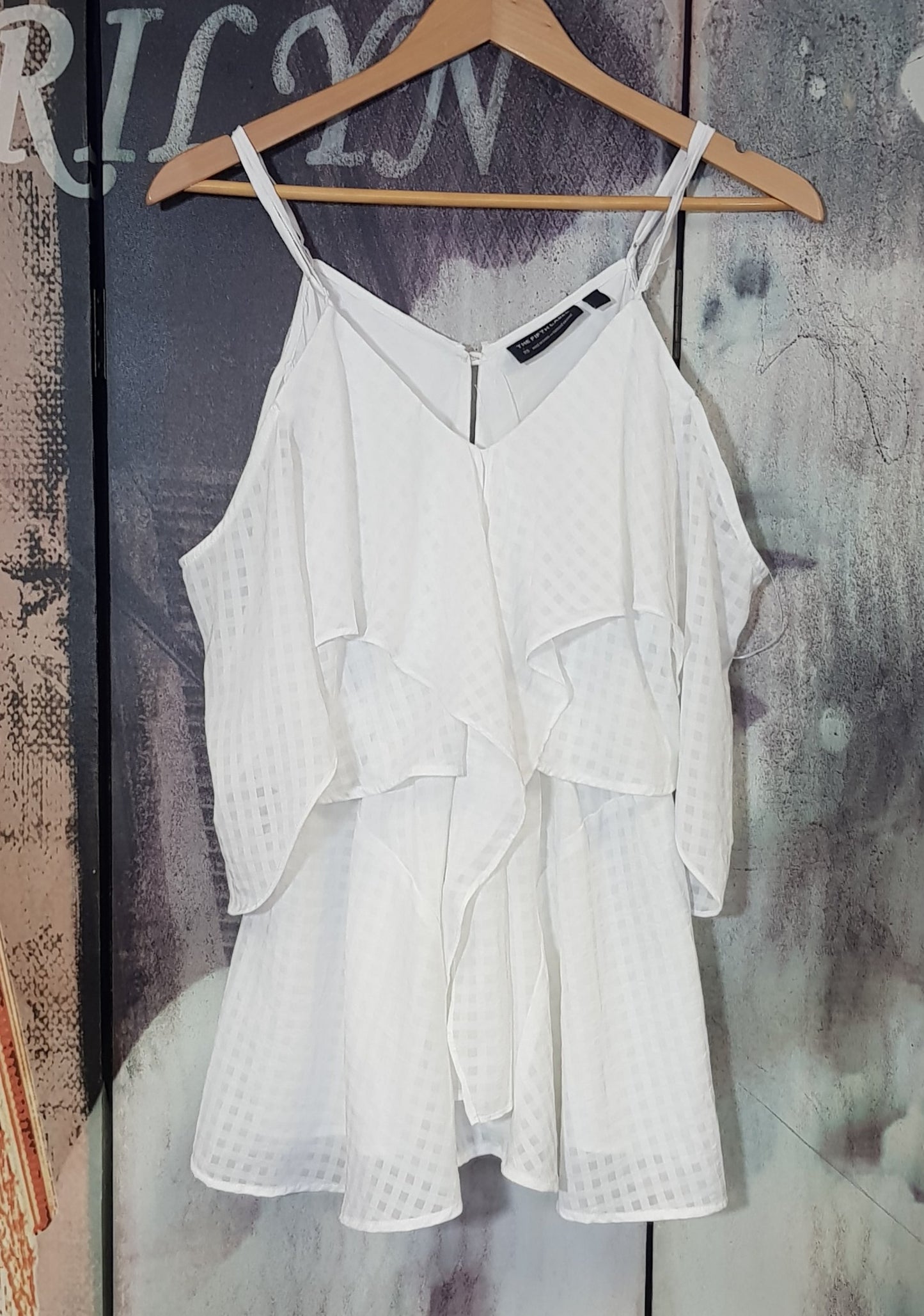 Lovely white playsuit - The Fifth Playsuit The Fifth Label
Second hand online store
