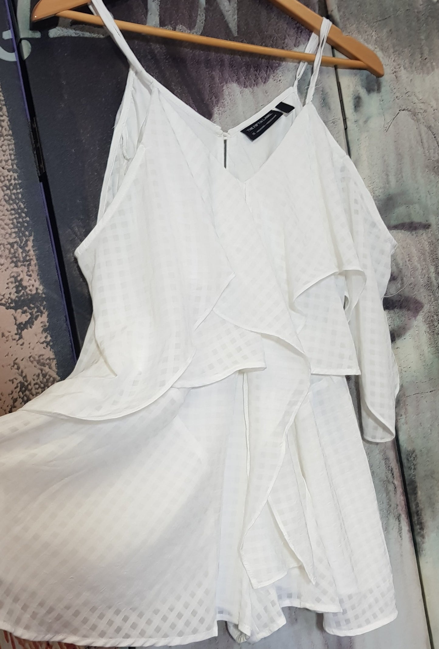 Lovely white playsuit - The Fifth Playsuit The Fifth Label
Second hand online store