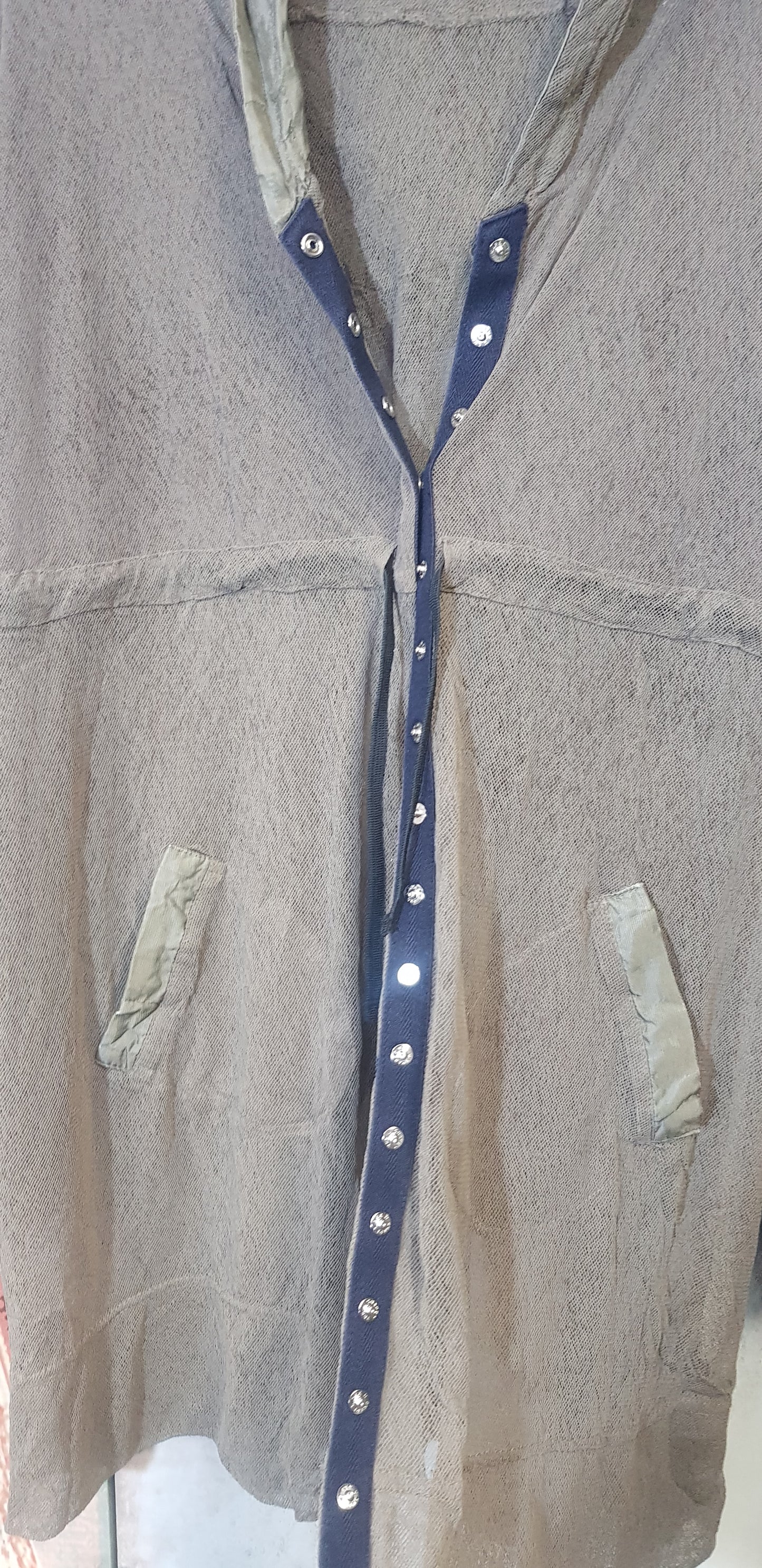 Leslie Herbert Parka Coat - Second Hand Find Mesh light jacket