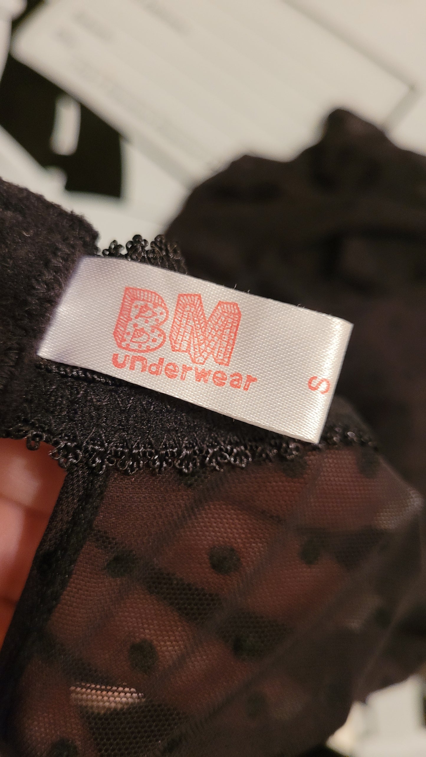 Lovely Black Nightdress - Slipdress - lingerie Size Small