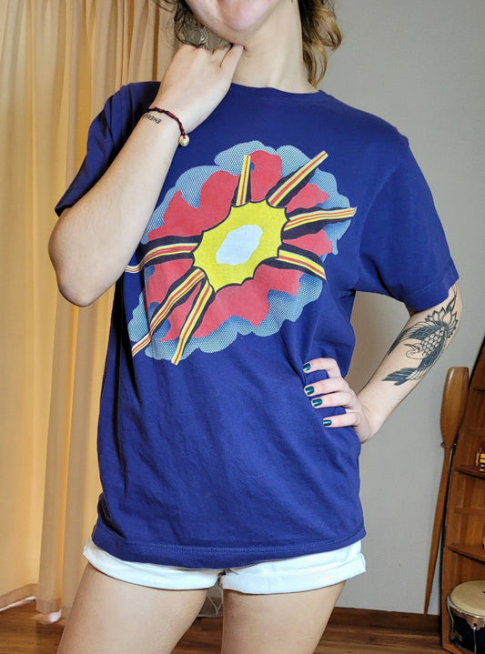 Retro style Tee -Top illustration in a popular boys’ comic that focused on the Second World War.