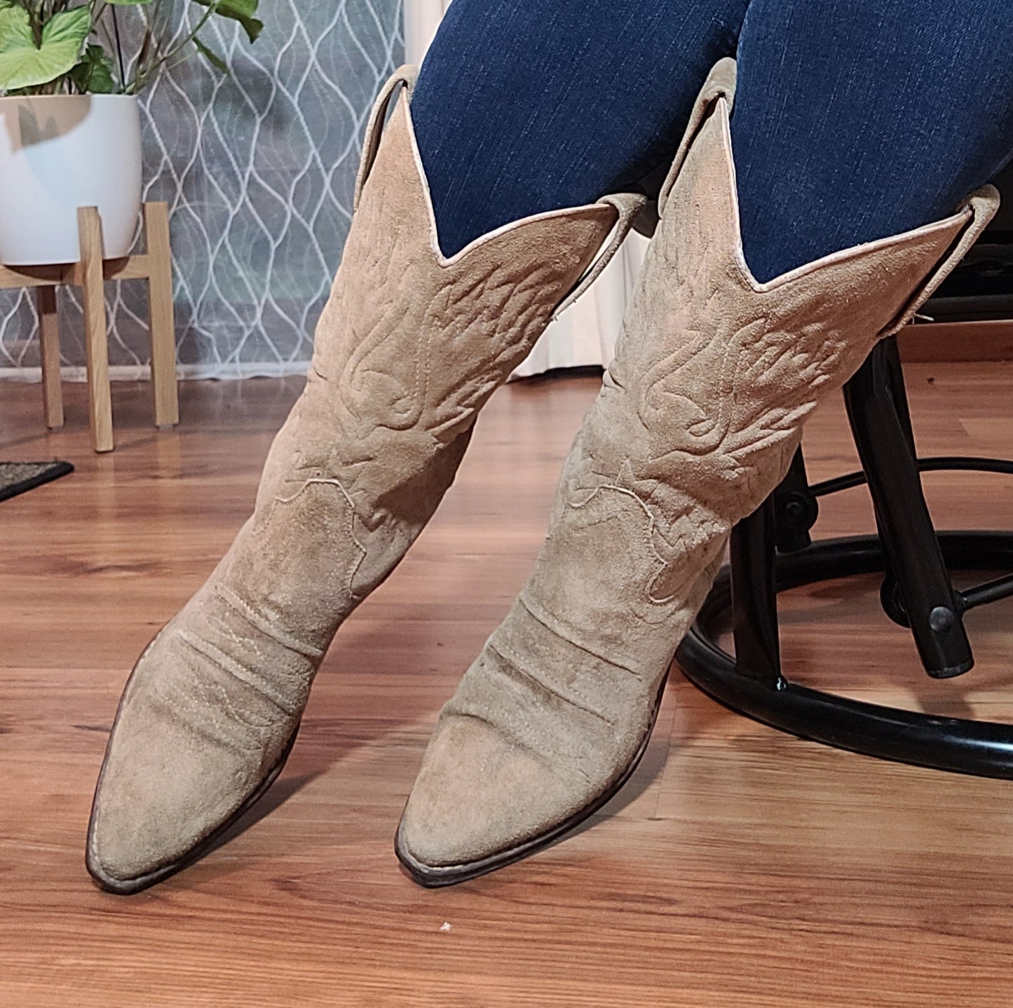 Authentic Loaded cowboy boots - Cherry Red Leather boots