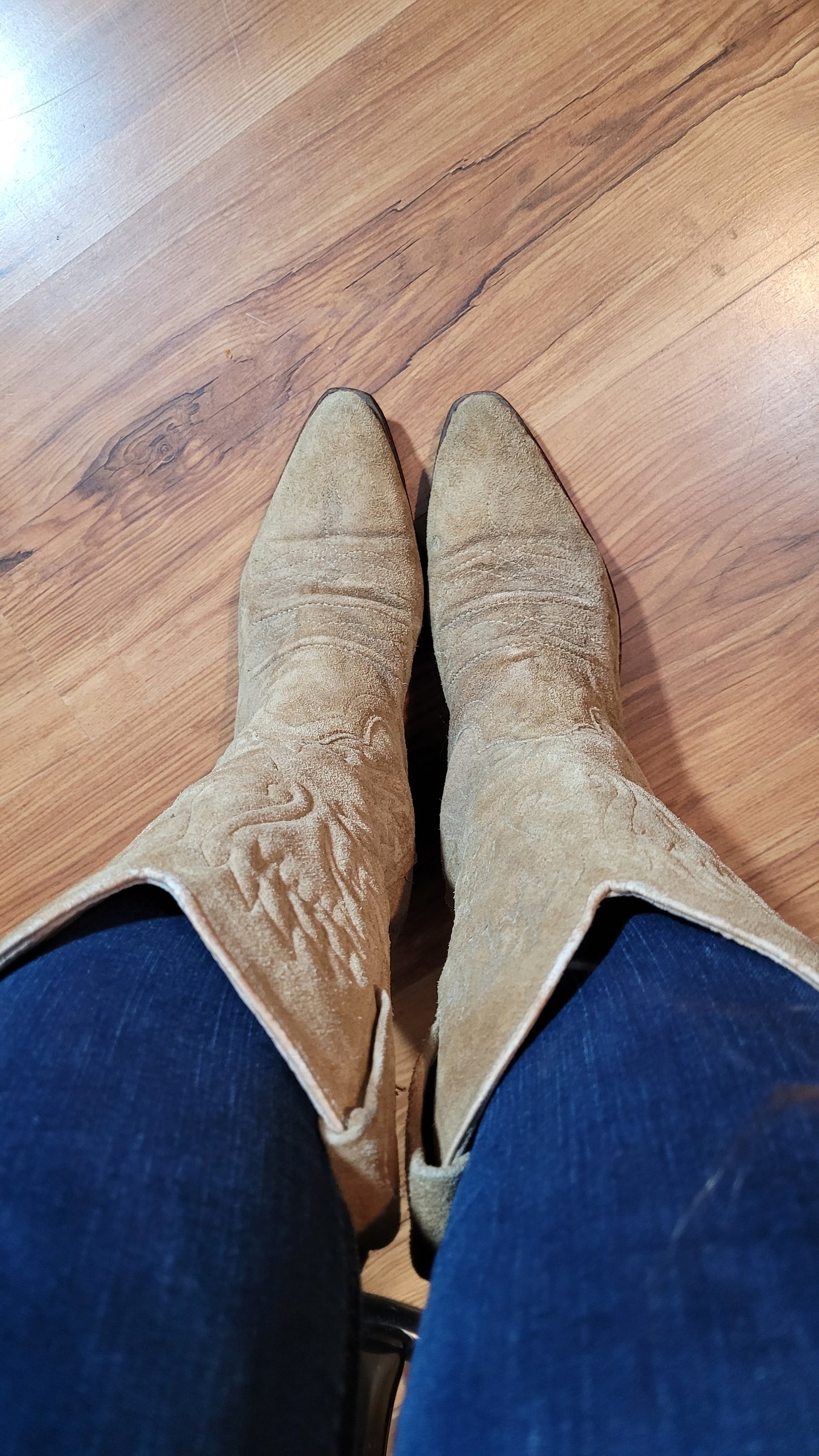 Authentic Loaded cowboy boots - Cherry Red Leather boots
