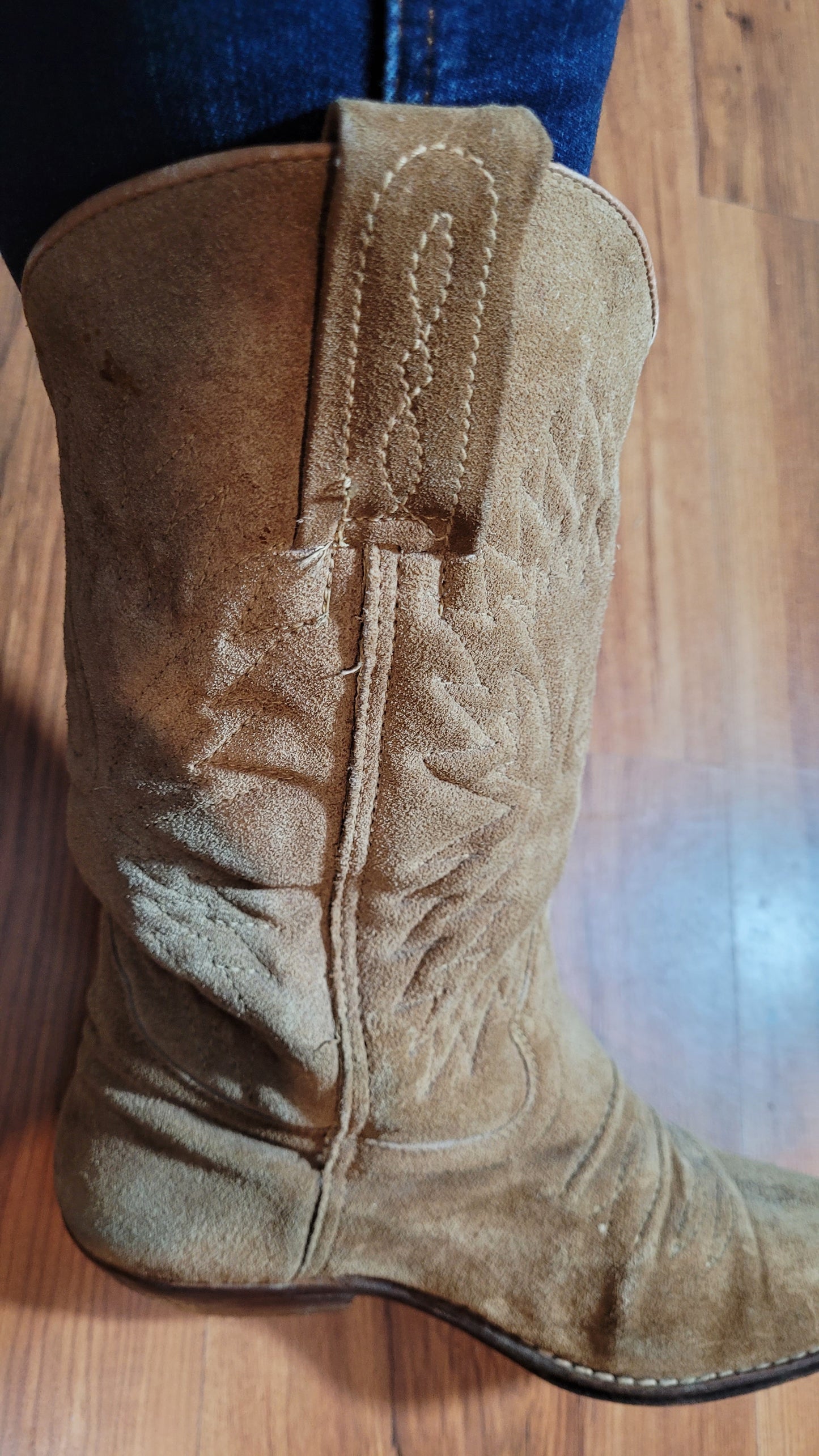 Authentic Loaded cowboy boots - Cherry Red Leather boots