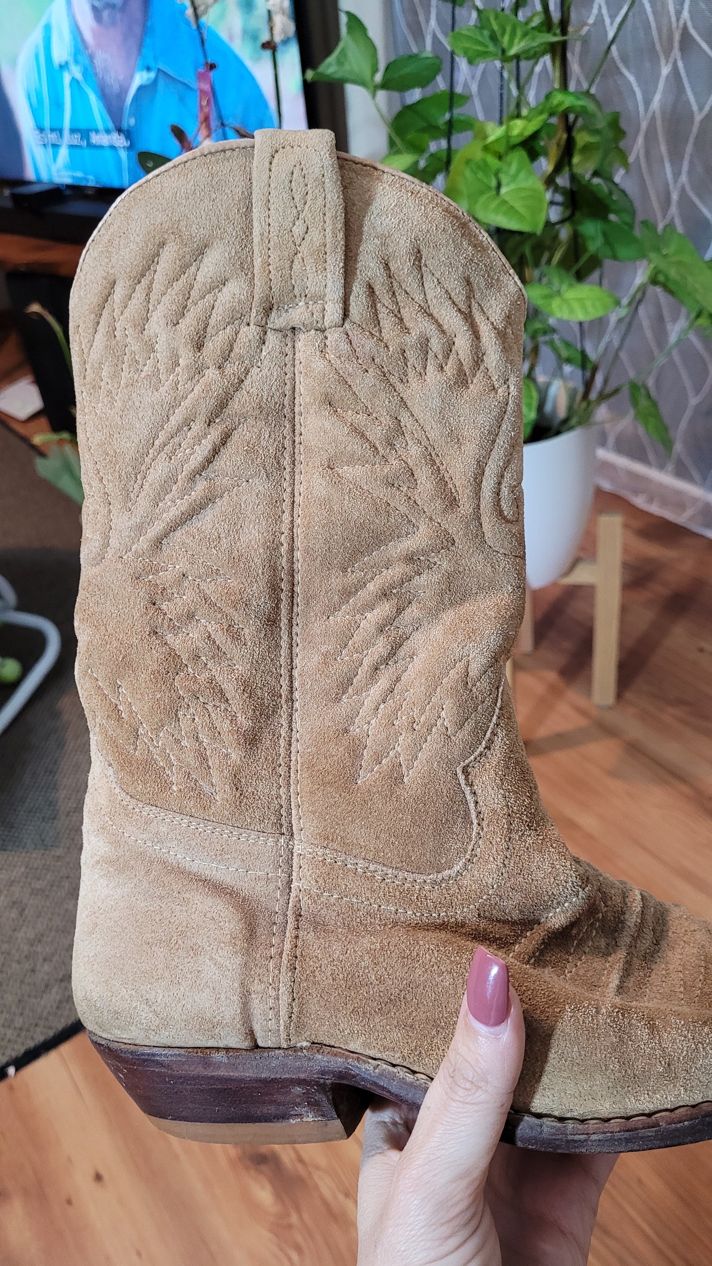 Authentic Loaded cowboy boots - Cherry Red Leather boots