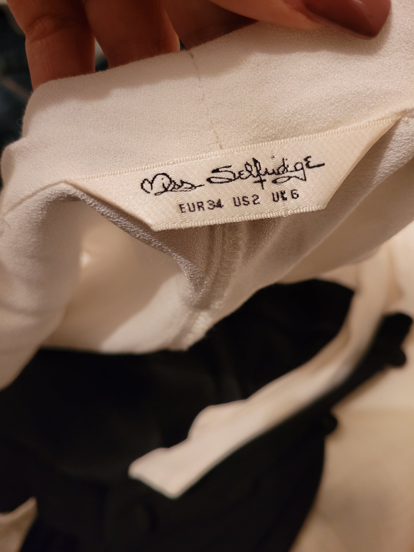 Preloved jumpsuit - Black and white Wide leg jumpsuit