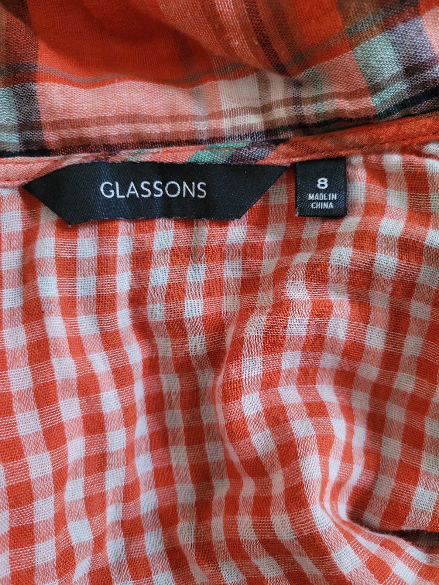 Knot Front Tie Shirt - Plaid Shirt - Cowgirl shirt