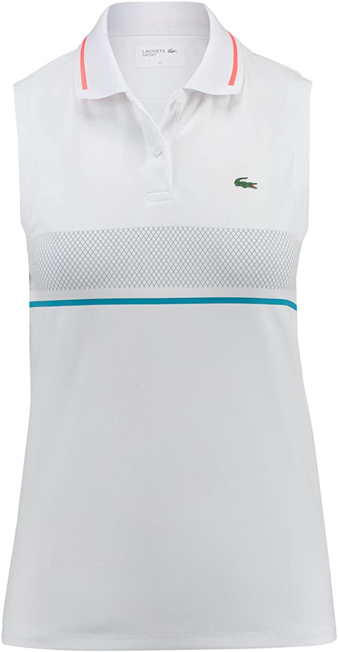 Lacoste Sport Women Sleveless Polo -Tank Size 38