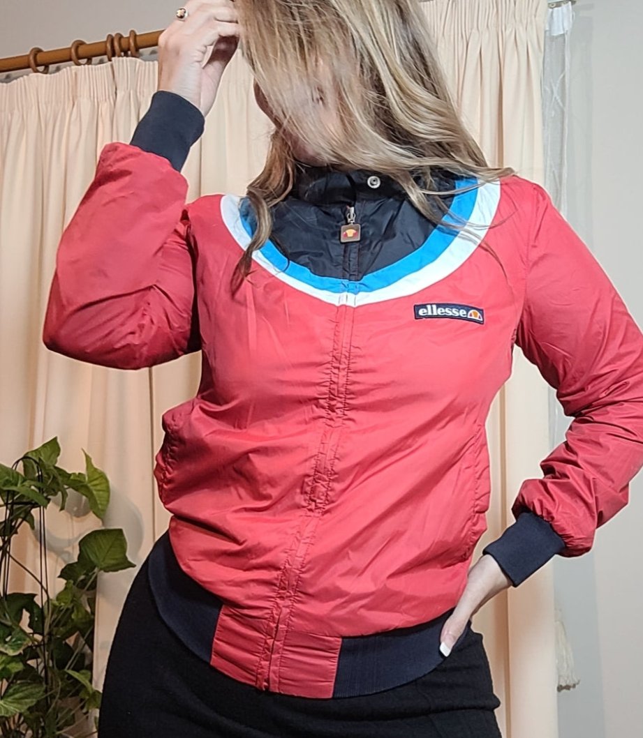 Vintage Ellesse Zip-Up Jacket - Small Size.