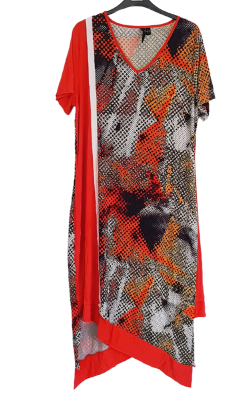 Plus size Dress - Curvy Asymmetrical Dress