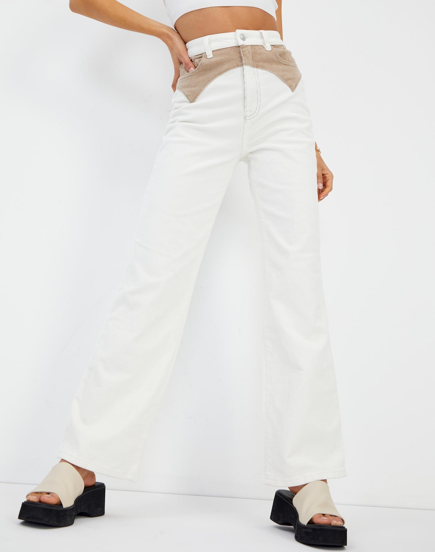Lovely Cowgirl pants style - Corduroy Trousers