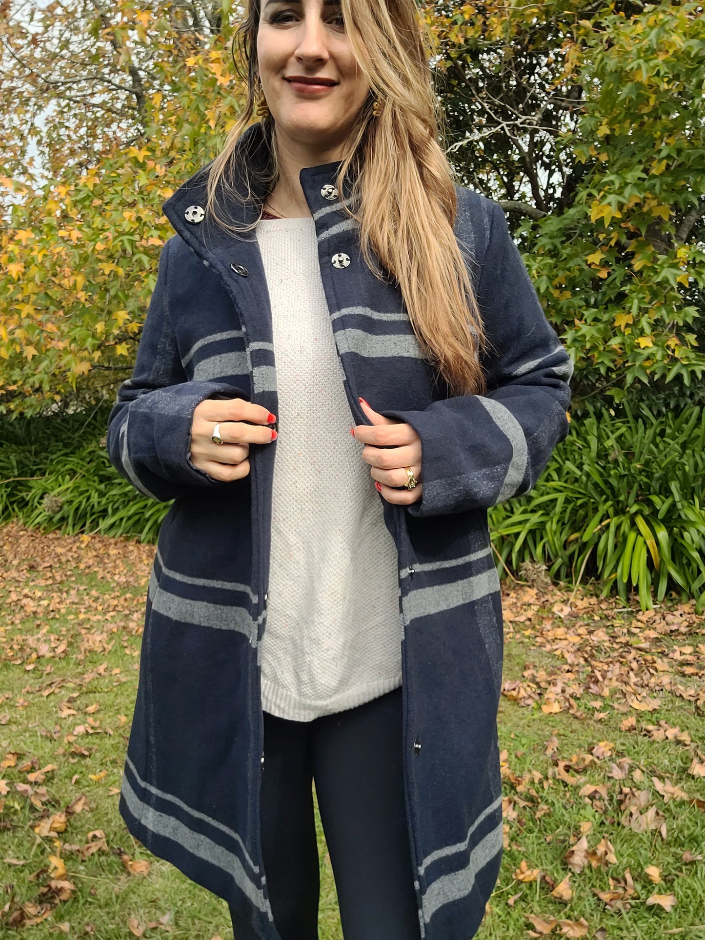 Lovely Plaid Coat - Preloved coat