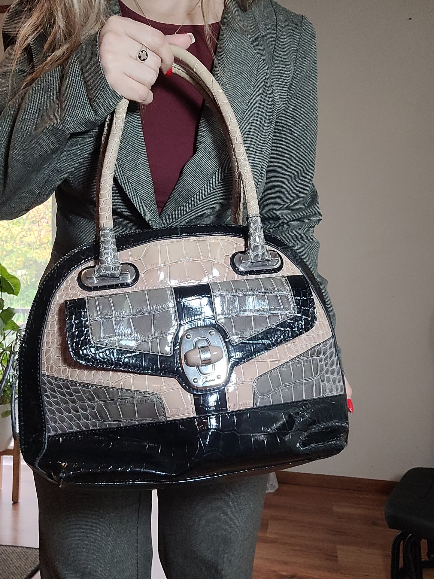 Authentic Guess hand bag