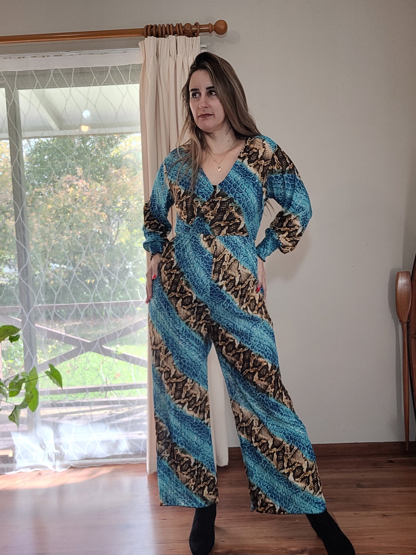 Aqua wide Leg Jumpsuit - buy Preloved Jumpsuit - used jumpsuit