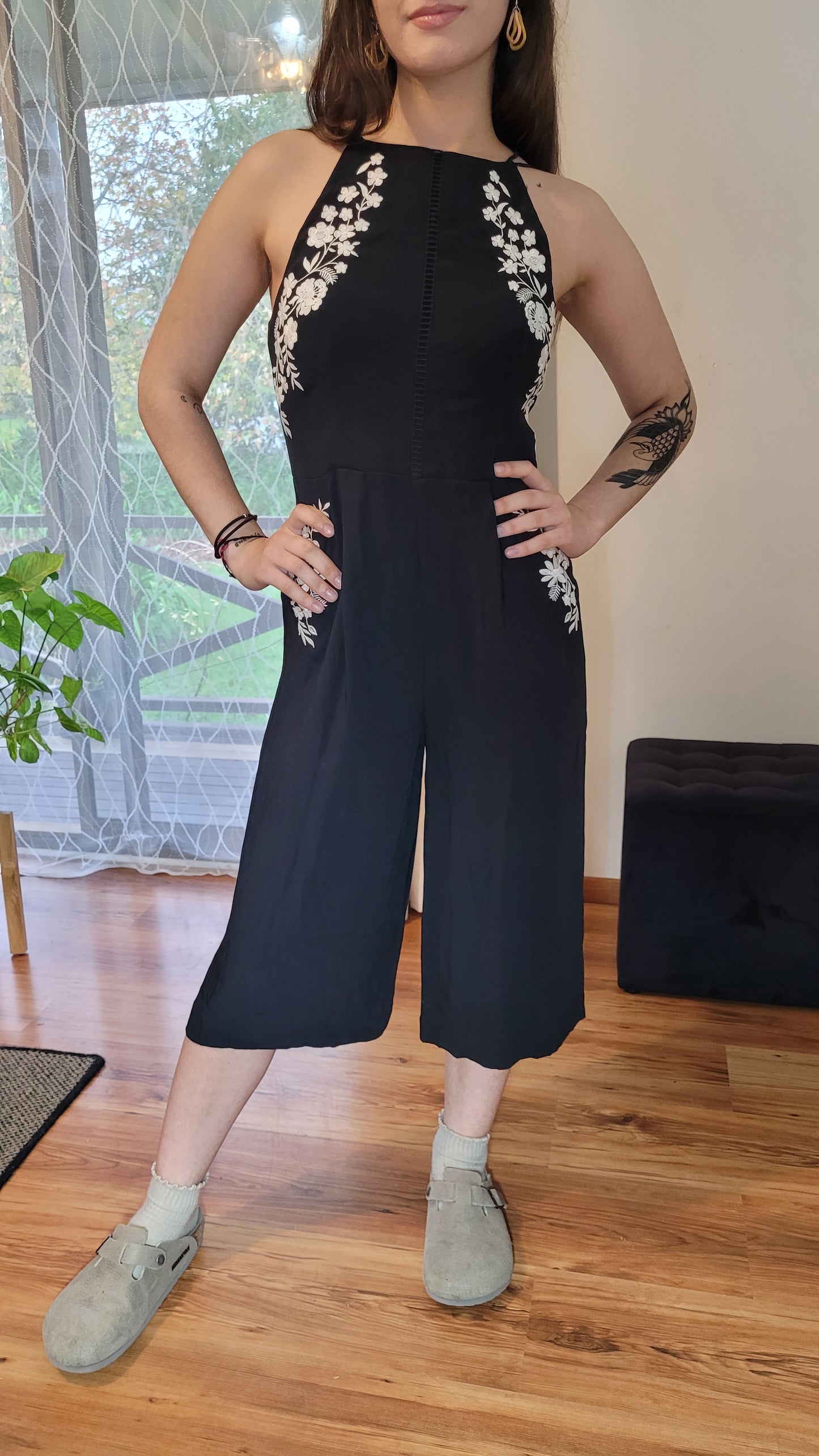 Black Jumpsuit - Forever New Emily petite culotte jumpsuit