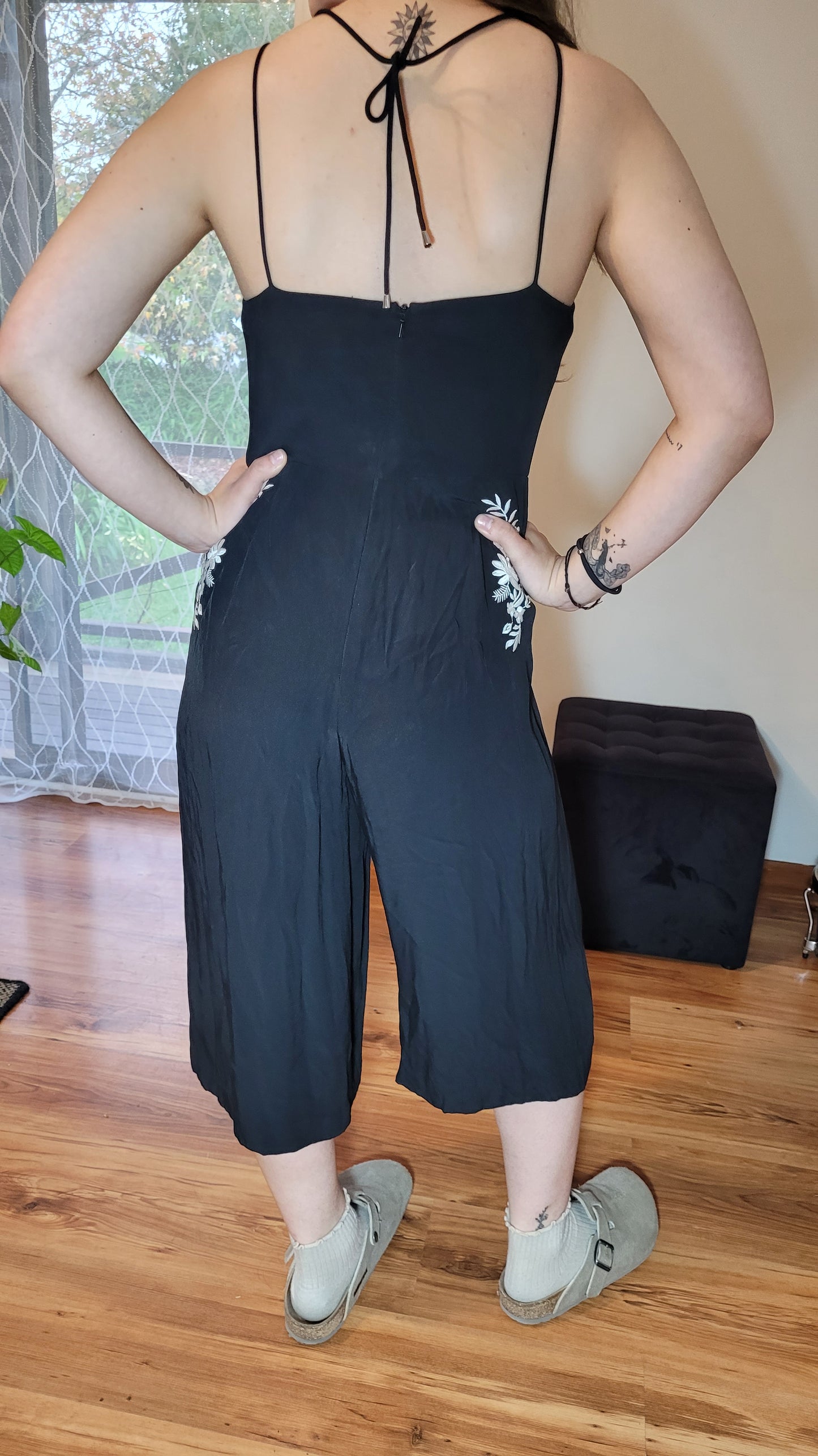 Black Jumpsuit - Forever New Emily petite culotte jumpsuit