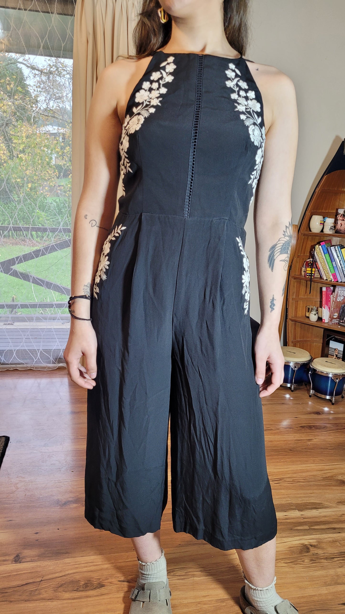 Black Jumpsuit - Forever New Emily petite culotte jumpsuit