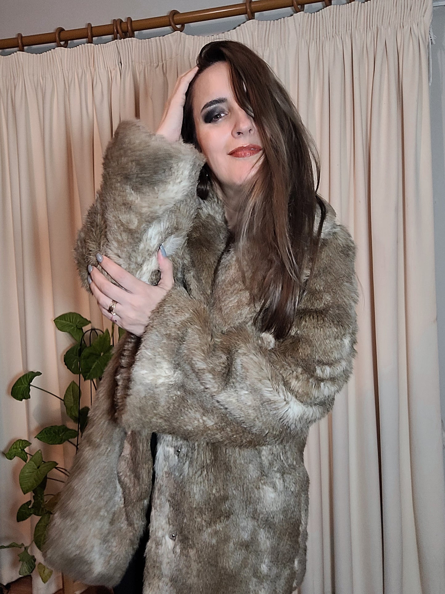 Stunning H&M Fur Jacket - Preloved Coat