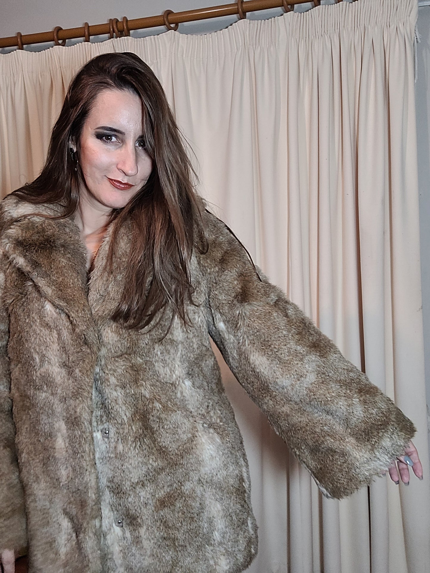 Stunning H&M Fur Jacket - Preloved Coat