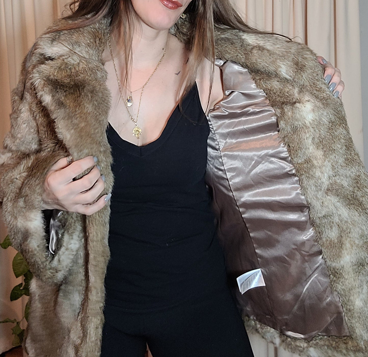 Stunning H&M Fur Jacket - Preloved Coat