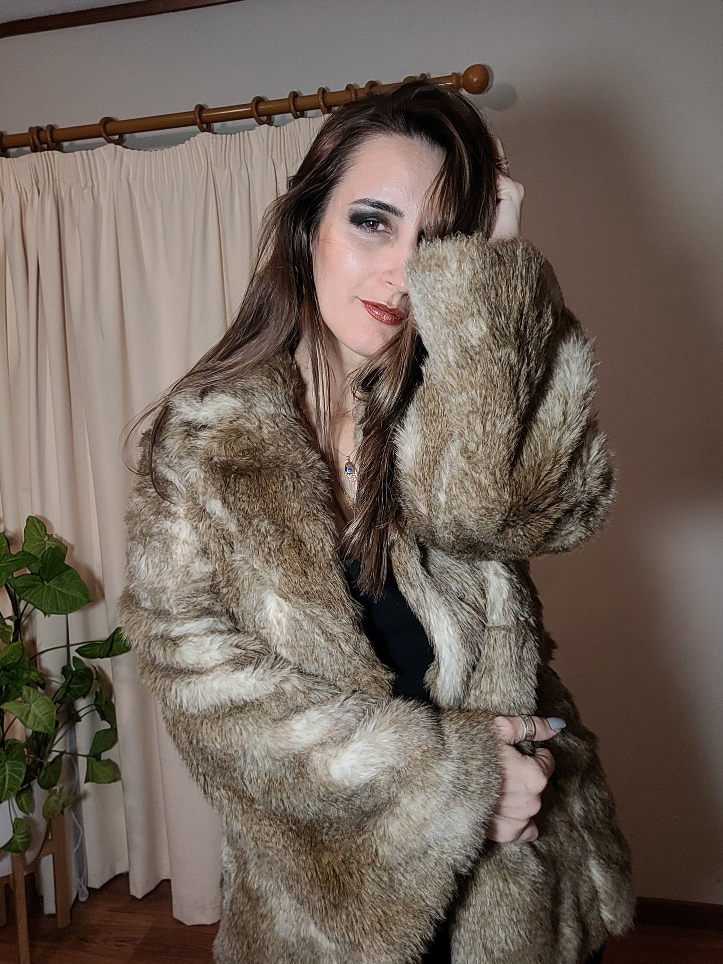 Stunning H&M Fur Jacket - Preloved Coat