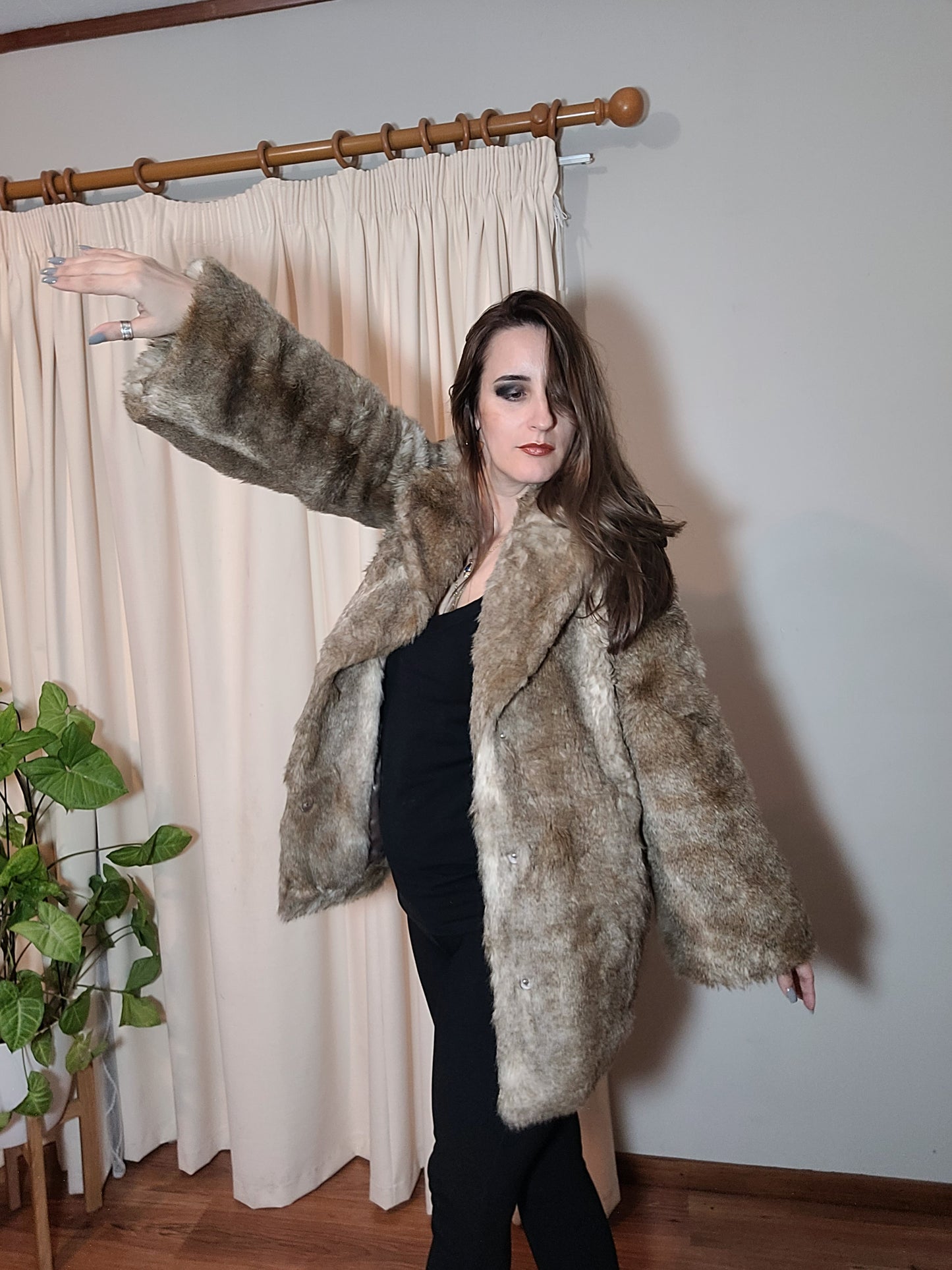 Stunning H&M Fur Jacket - Preloved Coat