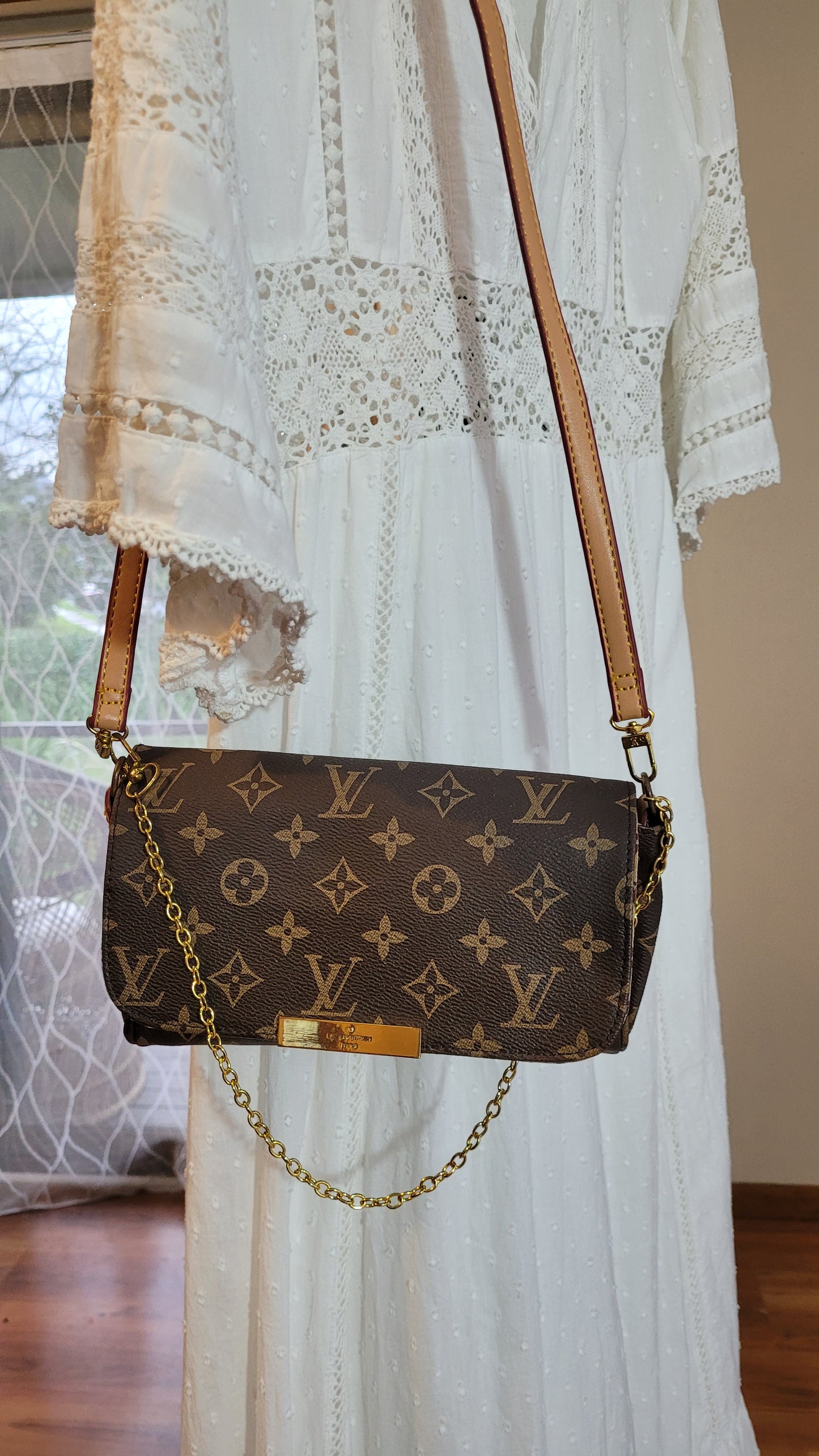 Monogram Favorite PM Long Strap Shoulder Bag