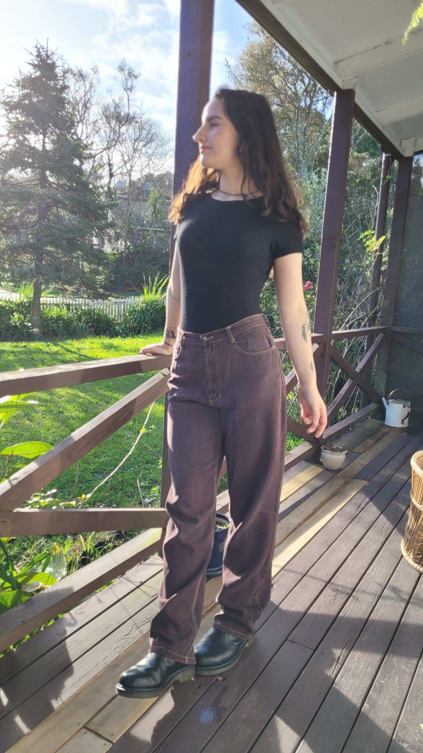 Stunning vintage High Waisted Denim Second Hand Trousers