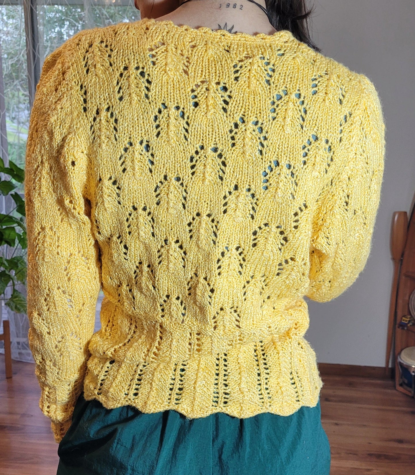 Pretty Knitted Sweater - crochet top