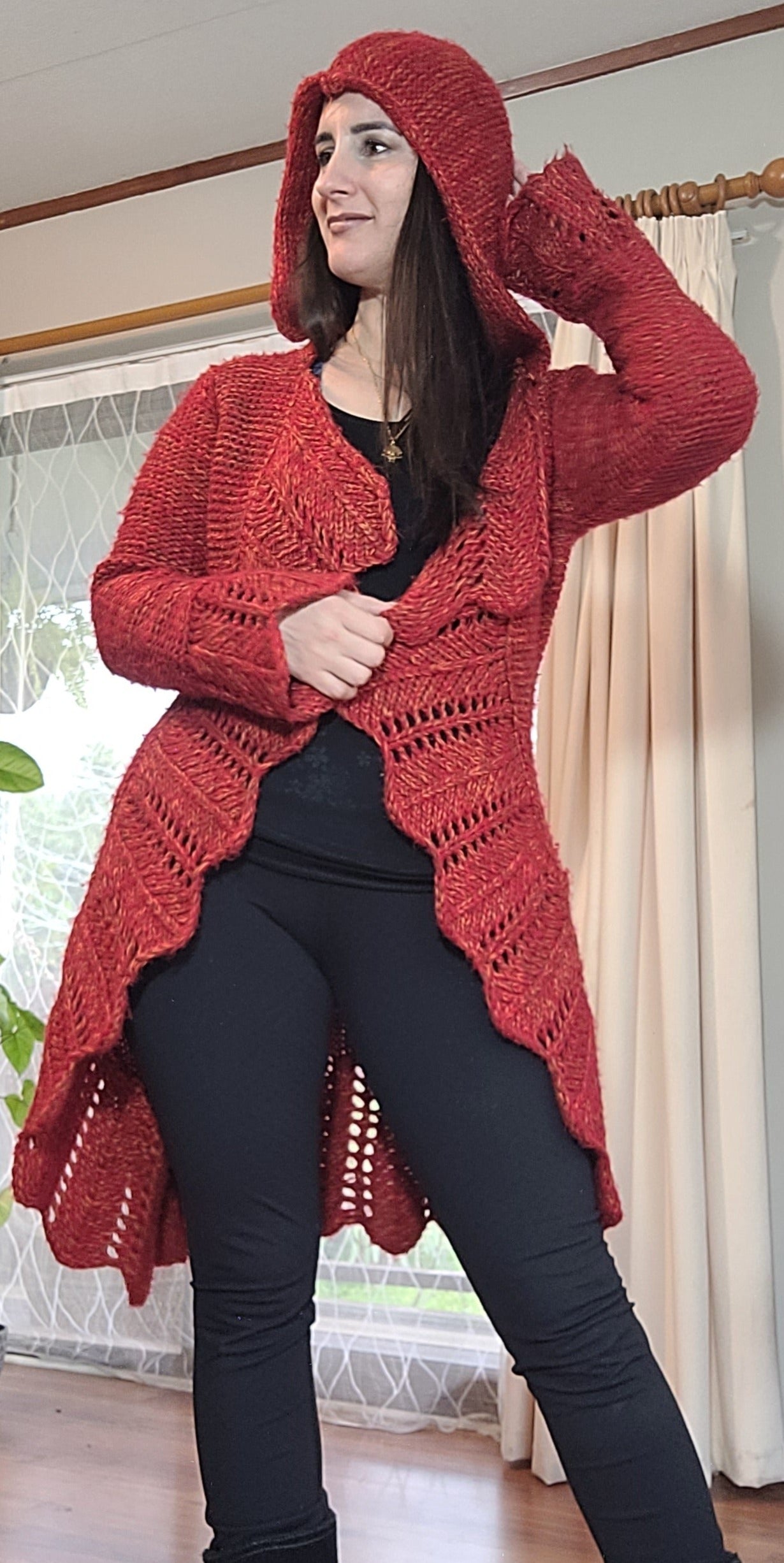 Gorgeous Coat Knit Crochet Cardigan Boho-hippie style