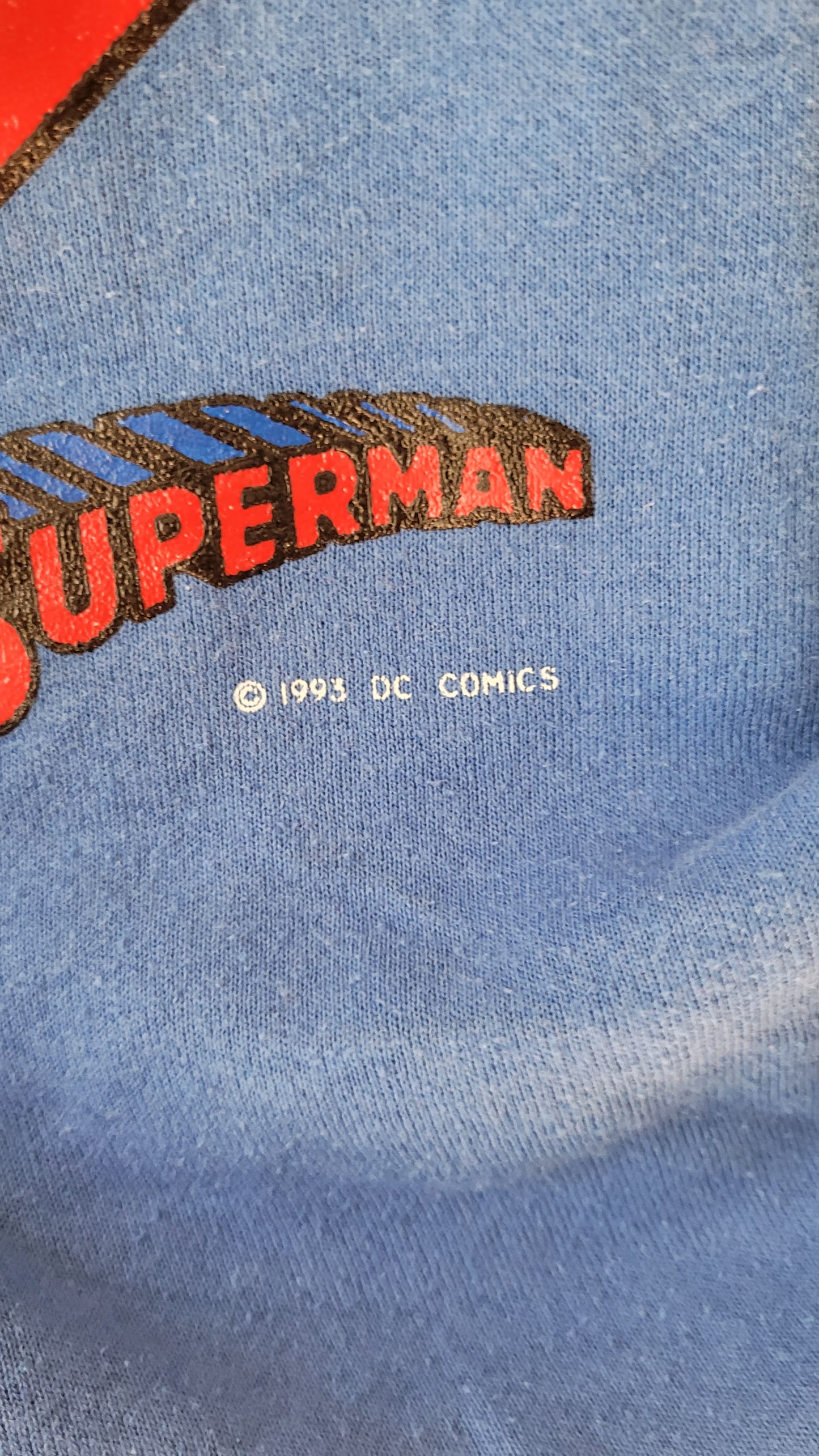 Vintage 1993 Superman Crewneck Sweatshirt – Classic Collector's Piece