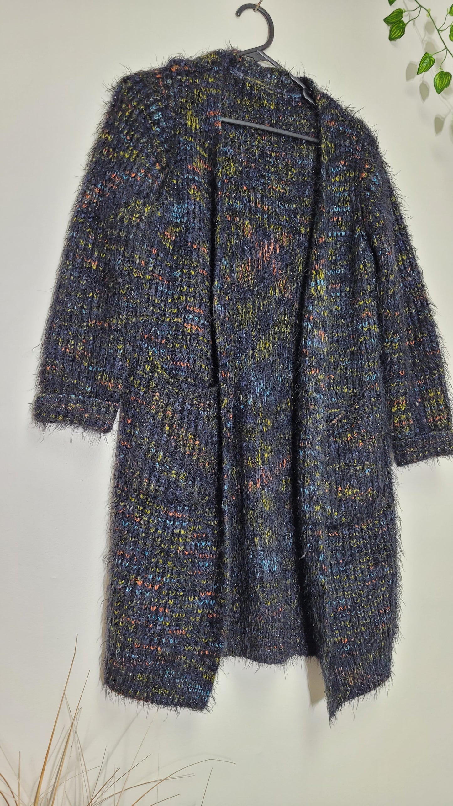 Warm fluffy Knit Cardigan - Preloved Cardi Coat