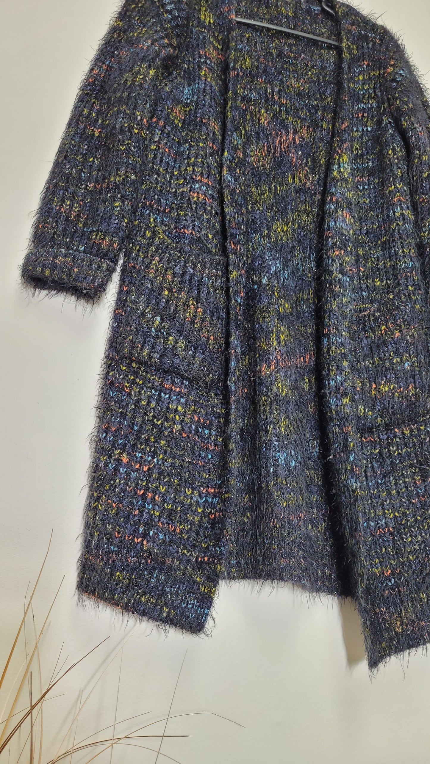 Warm fluffy Knit Cardigan - Preloved Cardi Coat